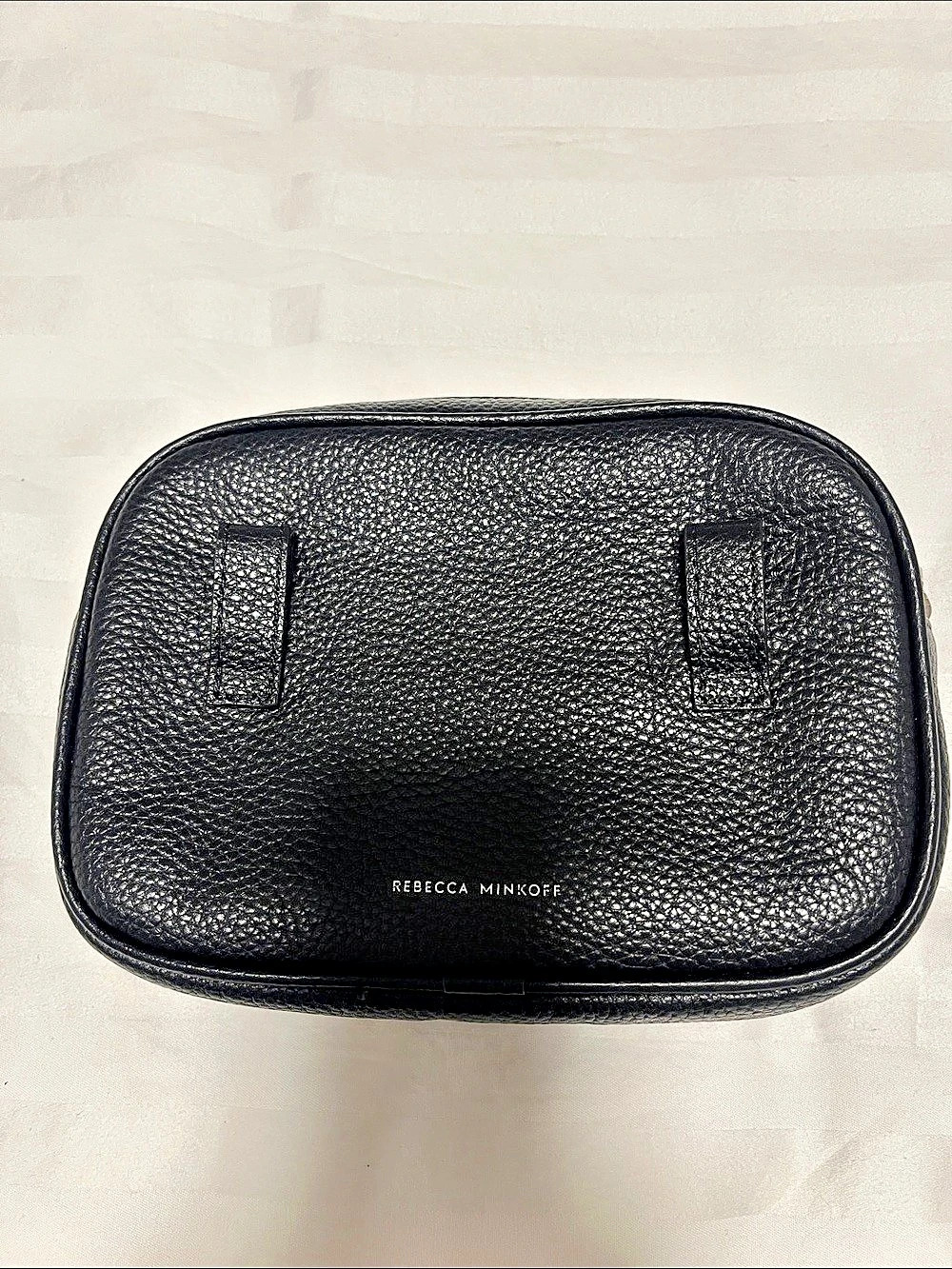 Rebecca Minkoff 3-Zip Leather Belt Bag Black Crossbody